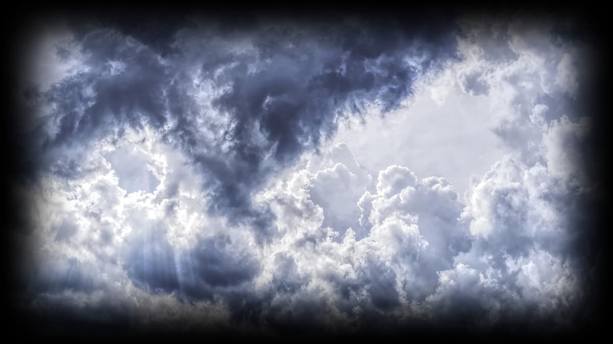 Unusual cloudy sky